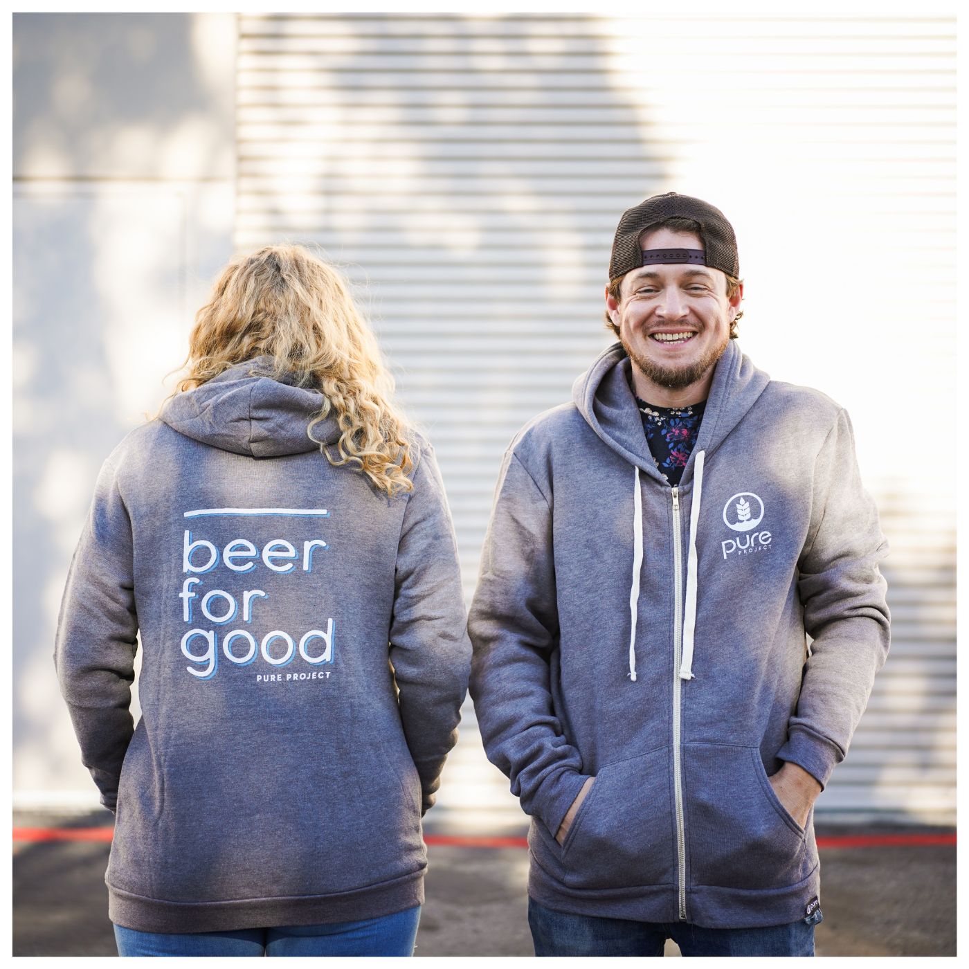 Beer For Good Zip-Up Sweatshirt